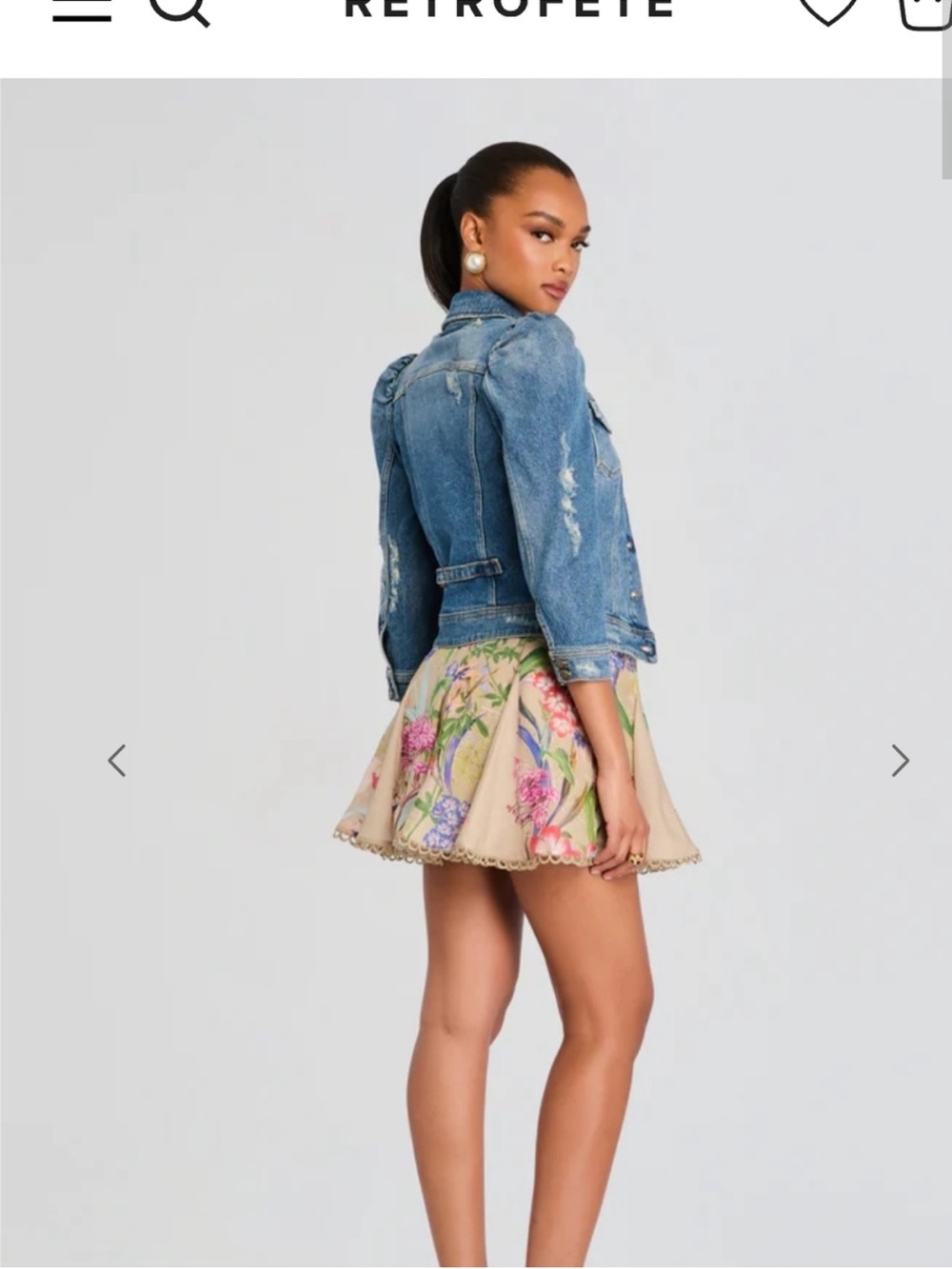 Retrofete Denim Jacket - XS - Picture 4 of 7